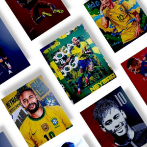 Neymar JR Wallcards 10 Pieces